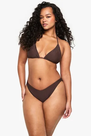 Boohoo Plus Swimwear Essentials Triangle Bikini Top - - 24