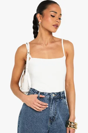Boohoo Double Layer Slinky Cami Top - - 8