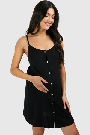 Boohoo Maternity Button Down Strappy Nightie - - 14