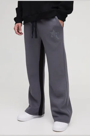Boohoo Relaxed Fit Flare Star Gusset Joggers - - S