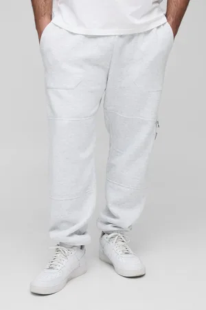 Boohoo Plus Regular Fit Utility Pocket Jersey Joggers - - 2XL