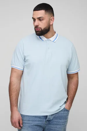 Boohoo Plus Pique Slim Polo - - XXXL
