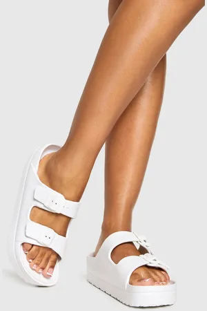 Boohoo Chunky Double Buckle Slider - - 5