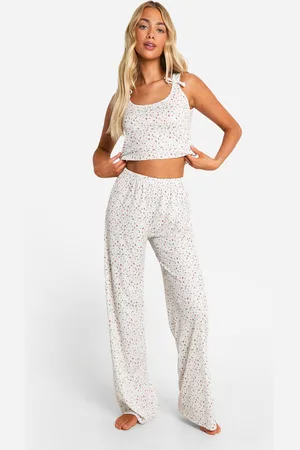 Boohoo Ditsy Floral Tank And Pants Pyjama Set - - 6