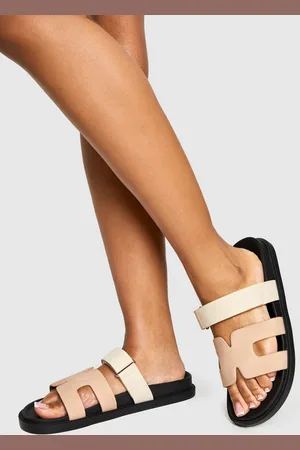 Boohoo Contrast Cut Out Slider - - 5