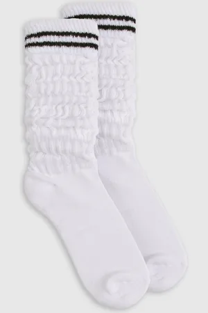 Boohoo Stripe Detail Slouchy Socks - - ONE SIZE