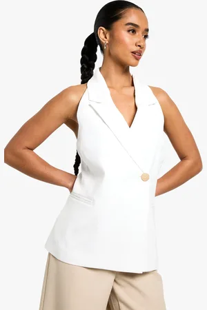 Boohoo Petite Longline Waistcoat - - 6