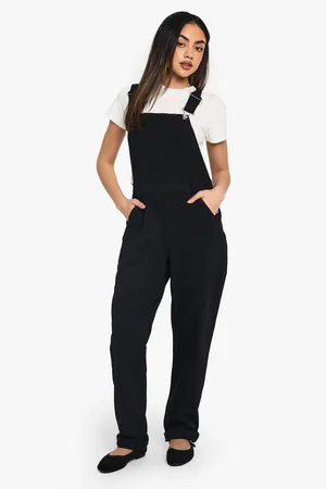 Boohoo Boyfriend Denim Dungarees - - 8