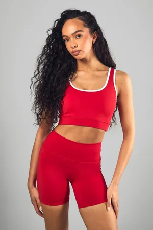 Boohoo Dsgn Studio Supersoft Peached Sculpt Padded Sports Bra - - S