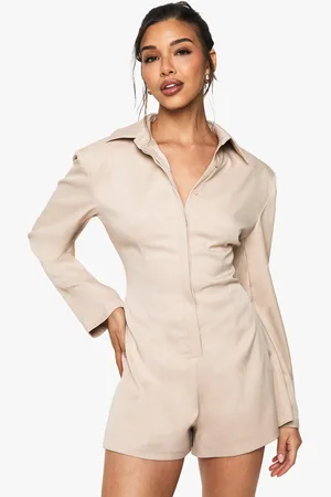 Boohoo Tailored Blazer Playsuit - - 8
