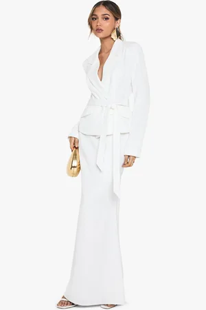 Boohoo Occasion Tailored Maxi Skirt - - 8