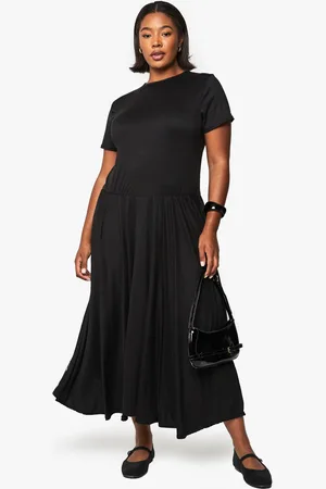 Boohoo Plus Midaxi Smock T-Shirt Dress - - 16
