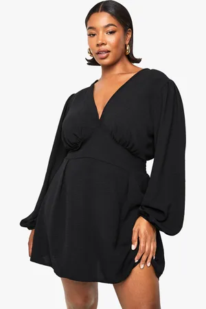 Boohoo Plus A Line Skater Dress - - 16