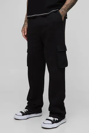 Boohoo Tall Relaxed Contrast Stitch Cargo Joggers - - S