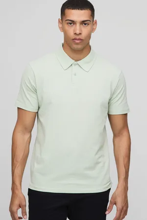 Boohoo Slim Fit Basic Pique Polo - - L