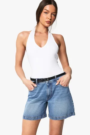 Boohoo Denim Boyfriend Short - - 10