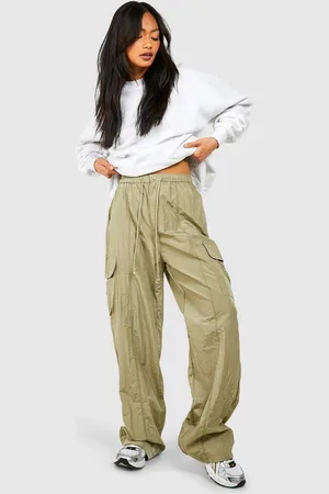 Boohoo Parachute Cargo Pants - - 14