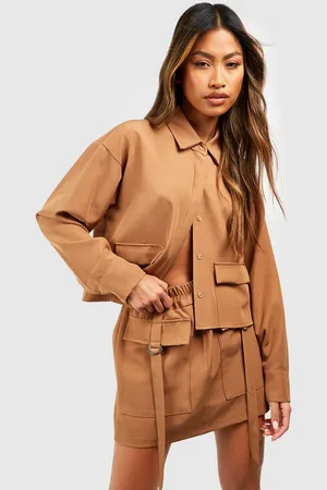 Boohoo D Ring Pocket Detail Cargo Skirt - - 6