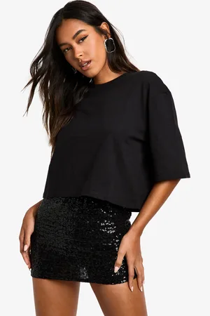 Boohoo Sequin Mini Skirt - - 14