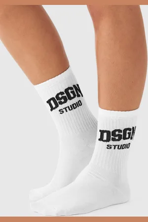 Boohoo Dsgn Studio Collegiate Sports Socks - - ONE SIZE
