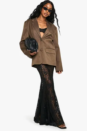 Boohoo Lace Maxi Skirt - - 12
