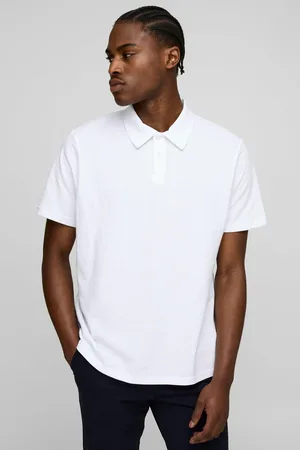 Boohoo Regular Fit Basic Pique Polo - - S