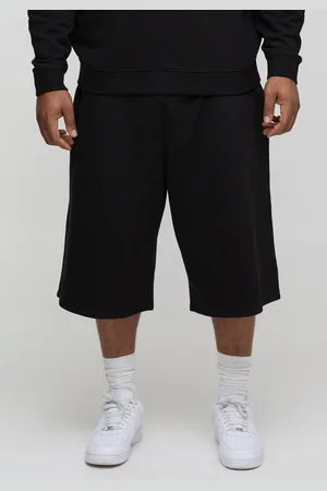 Boohoo Plus 260Gsm Loopback Basic Regular Fit Jersey Longline Shorts - - 2XL