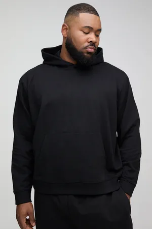 Boohoo Plus 260Gsm Loopback Boxy Oversized Fit Basic Hoodie - - 2XL
