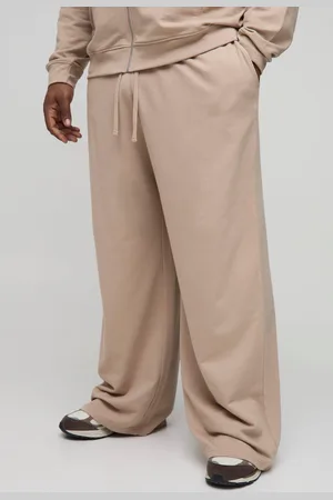 Boohoo Plus 260Gsm Loopback Wide Fit Basic Joggers - - 2XL