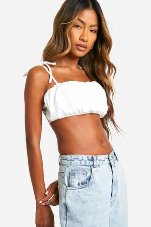 Boohoo Bengaline Bubble Cami Top - - 14