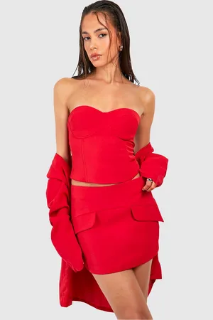 Boohoo Pocket Tab Detail Micro Mini Skirt - - 14