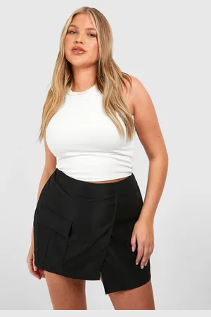 Boohoo Plus Cargo Skort - - 26
