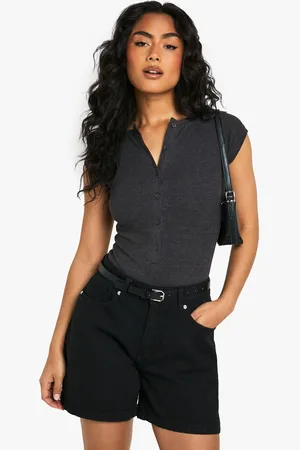 Boohoo Denim Boyfriend Short - - 6
