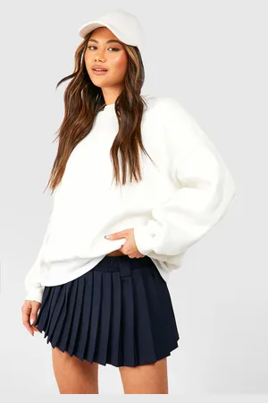 Boohoo Pleated Detail Mini Skirt - - 16