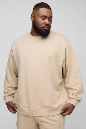 Boohoo Plus 260Gsm Loopback Oversized Fit Basic Sweat - - 2XL