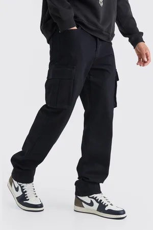 Boohoo Tall Relaxed Rigid Cargo Jeans - - 30