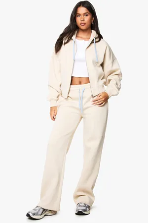 Boohoo Seam Detail Wide Leg Jogger - - S