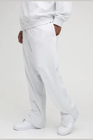 Boohoo Plus 260Gsm Loopback Regular Fit Split Hem Basic Joggers - - 2XL