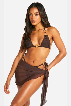 Boohoo Tie Beach Mini Sarong - - One Size