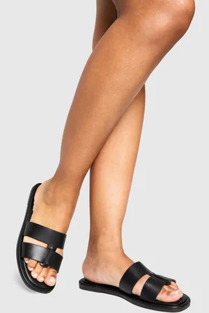 Boohoo Woven Mule Sandals - - 5