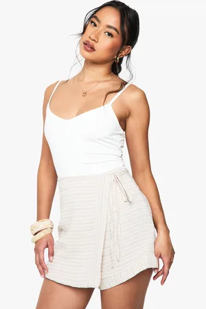 Boohoo Double Layer Slinky Strappy Bodysuit - - 6