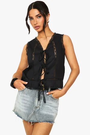 Boohoo Petite Lace Trim Cami - - 6