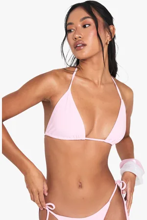 Boohoo Swimwear Essentials Triangle Bikini Top - - 6