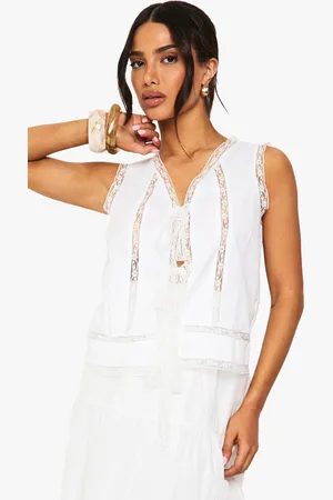 Boohoo Petite Lace Trim Cami - - 6
