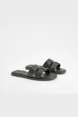 Boohoo Woven Mule Sandals - - 6