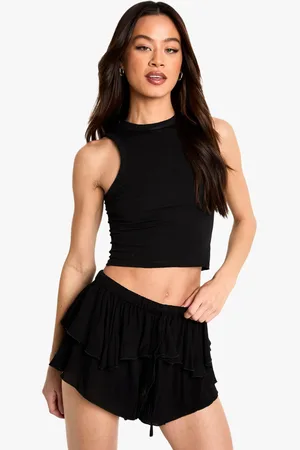 Boohoo Tall Layered Flippy Short - - 8
