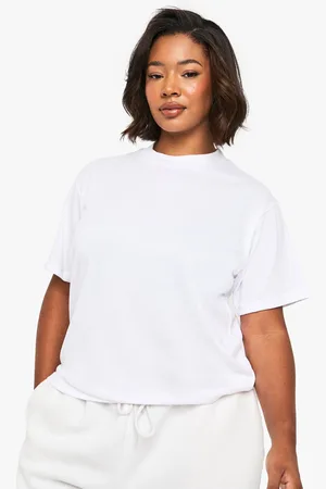 Boohoo Plus Cotton Loose Fit T-Shirt - - 16