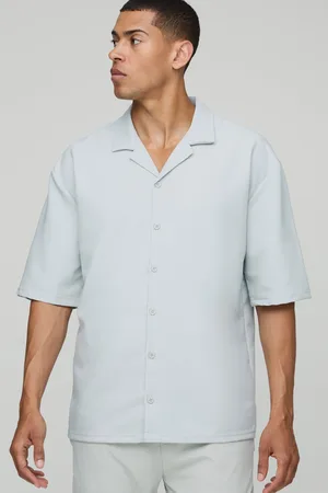 Technic Tall Oversized al Stretch Revere Shirt - - L