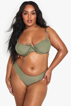 Boohoo Plus Swimwear Essentials Underwired Bikini Top - - 16