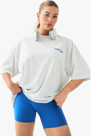 Boohoo Dsgn Studio Sport Run Club Oversized T-Shirt - - S